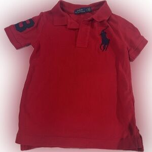 Boys Ralph Lauren Polo s/s red sz 5